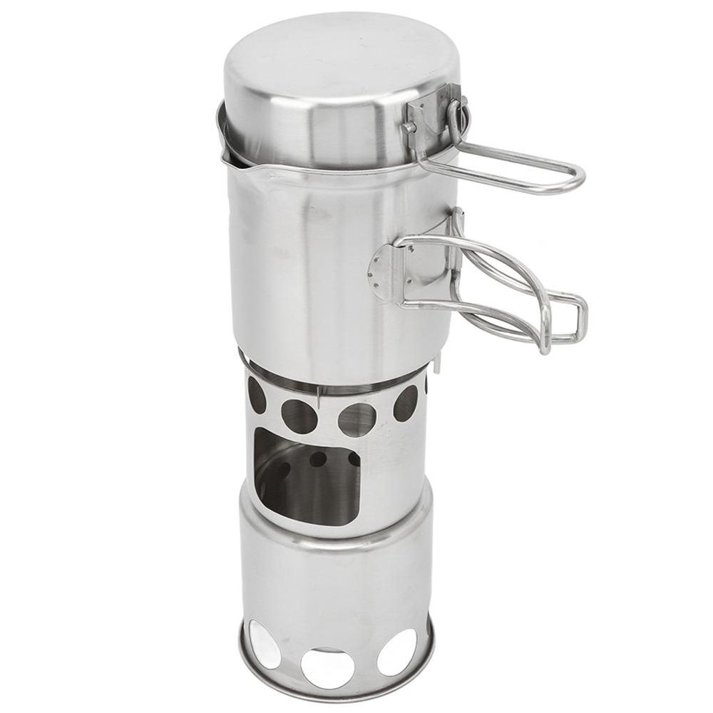 Camping Cooking Mesh - Stainless Steel Camping Cookware Set Non
