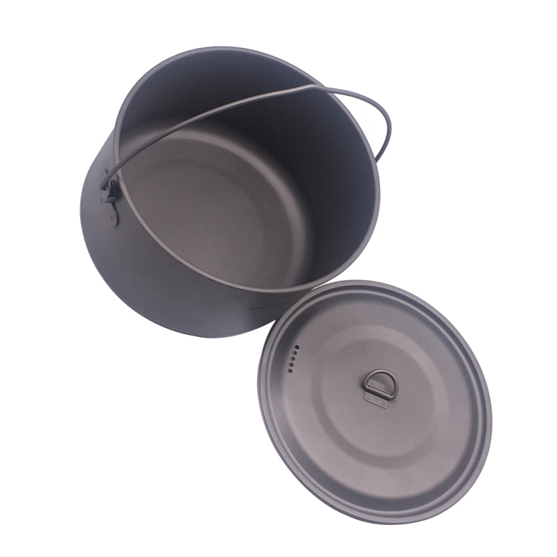 Camping Cooking Set Stainless Steel - FLAME'S CREED 1100ml 1950ml Ultralight Outdoor