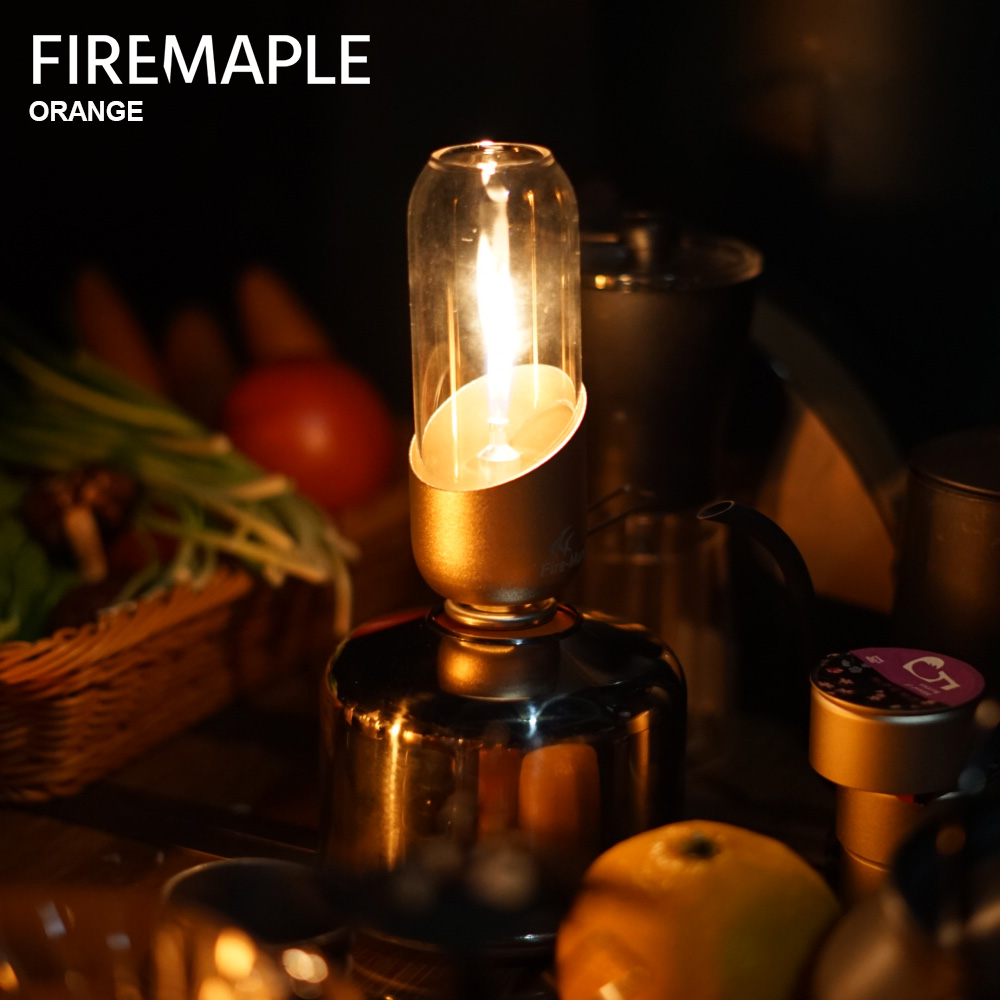 Camping Cooking Appliances - Fire Maple Orange Gas Lantern Outdoor