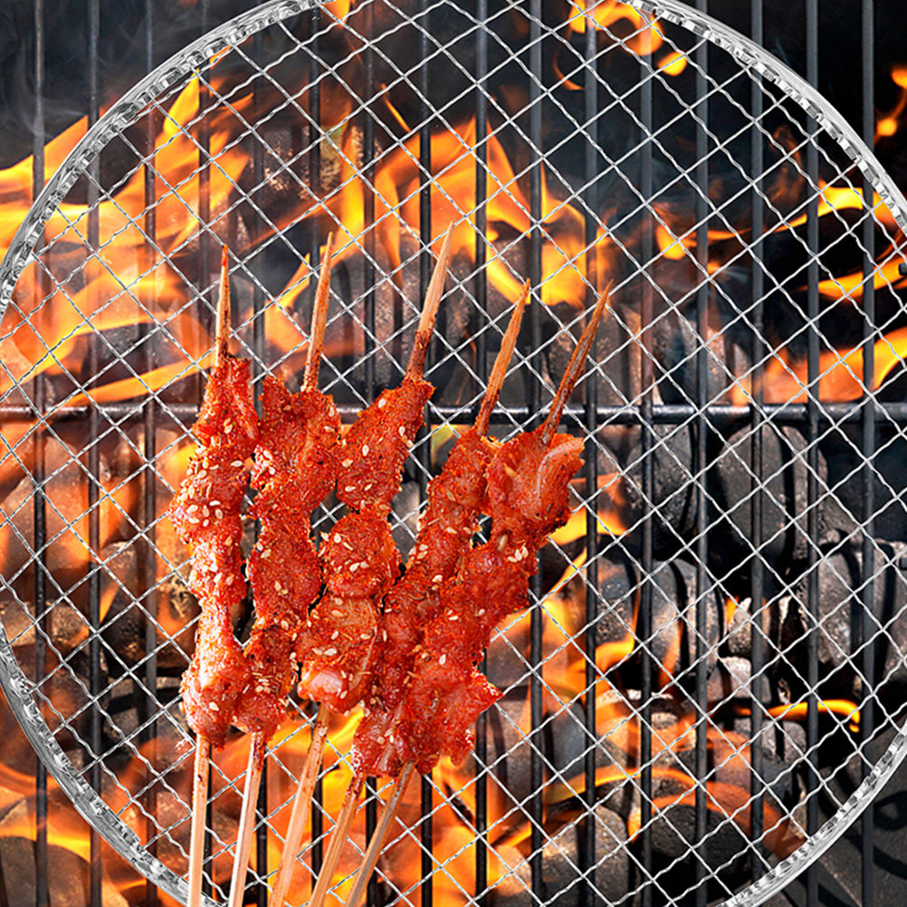 Camping Cooking Mesh - 10Pcs Bbq Grill Mesh Fire Pit