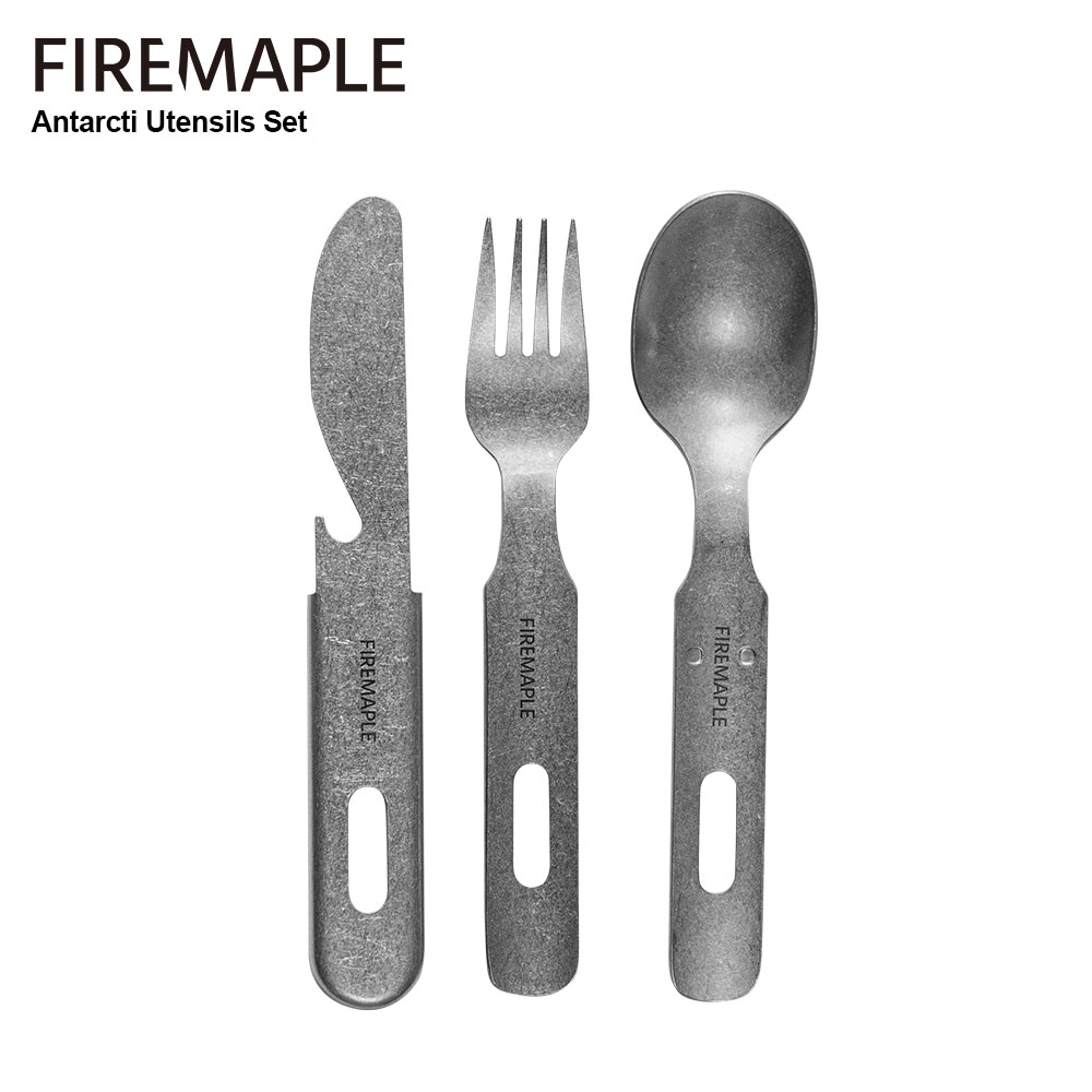 Quechua Camping Cooking Set - Fire-Maple Antarcti 3in1 Utensils Set Fork