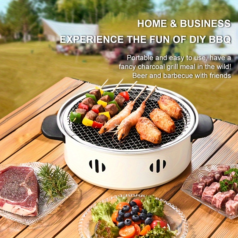 Camping Cooking Mesh - 1pcs Portable Barbecue Stove Versatile Tabletop