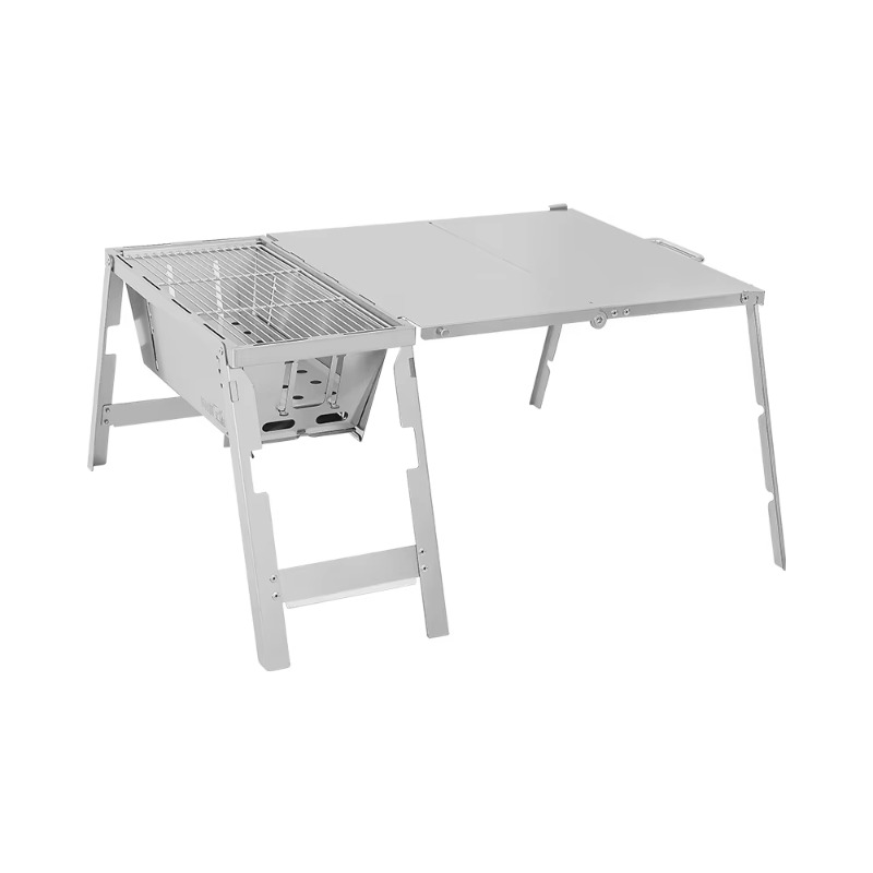 Camp Grill Portable Folding - Portable Stainless Steel Outdoor Camping Picnic