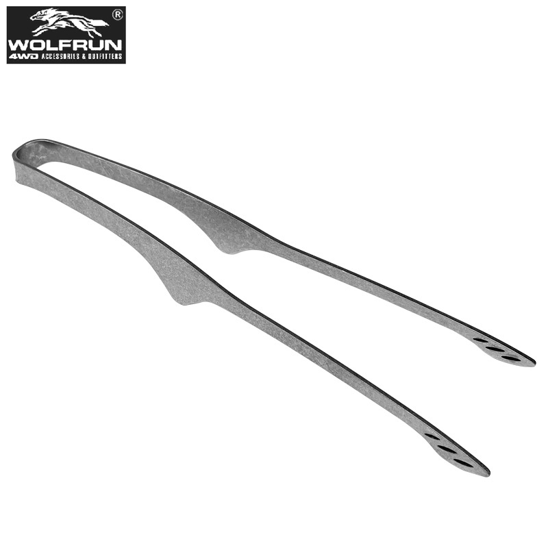 Camping Cooking Set Stainless Steel - Outdoor Ultralight Steak Clip Barbecue Anti
