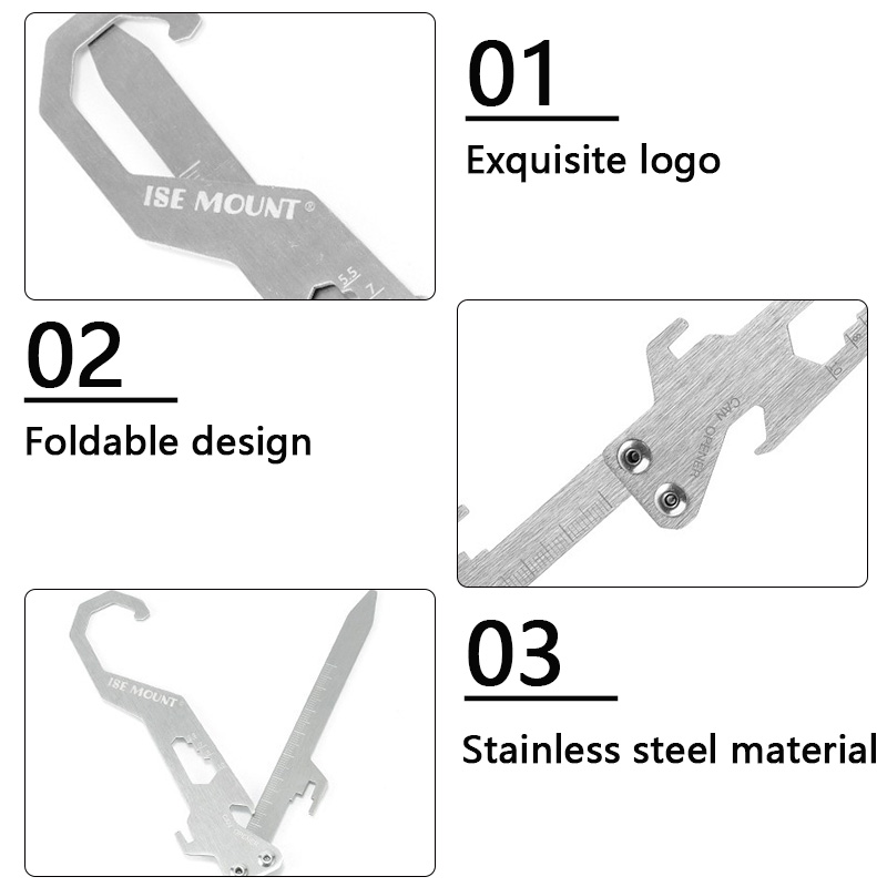 Foldable Multitool Mosquito Co - Camping Cooking Utensil Holder recension och pris