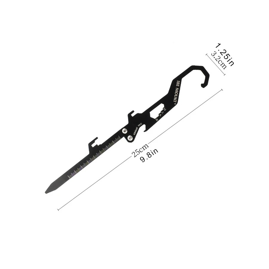 Foldable Multitool Mosquito Co - Camping Cooking Utensil Holder recension och pris