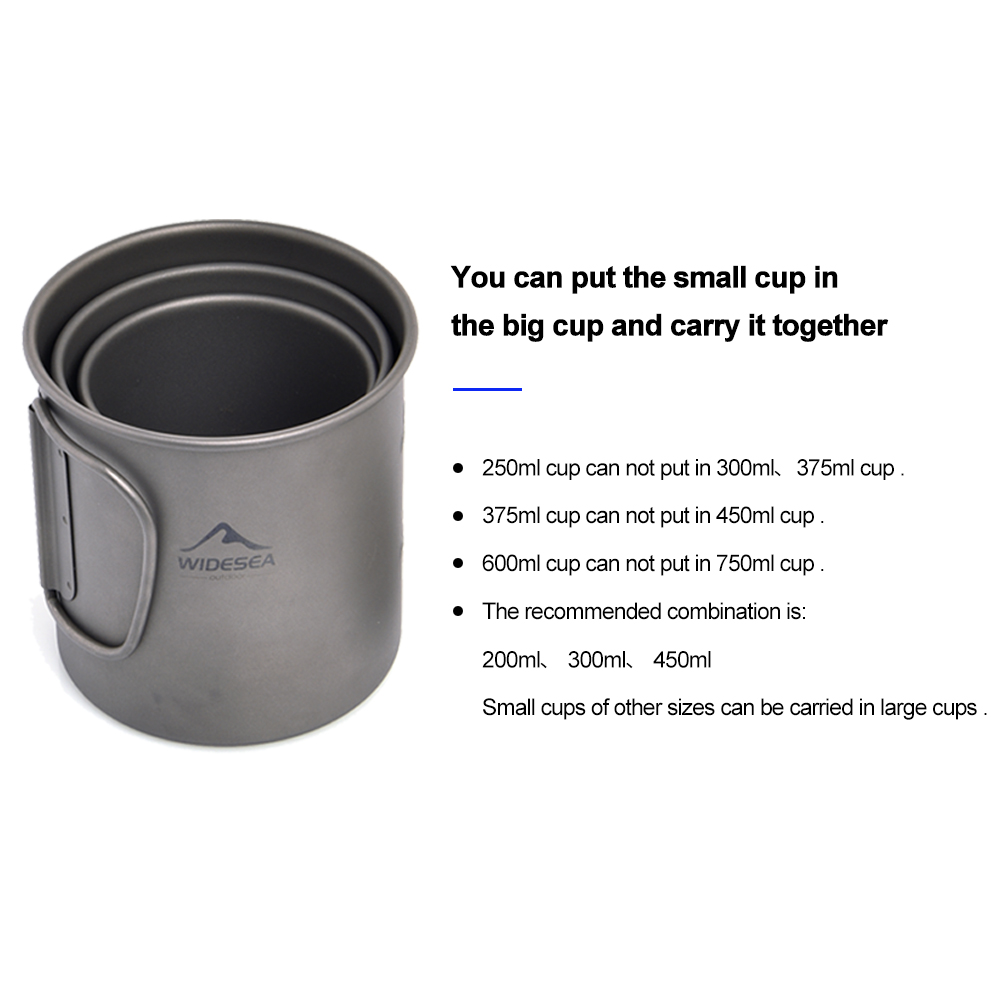 Widesea Camping Mug Titanium C - Quechua Camping Cooking Set recension och pris