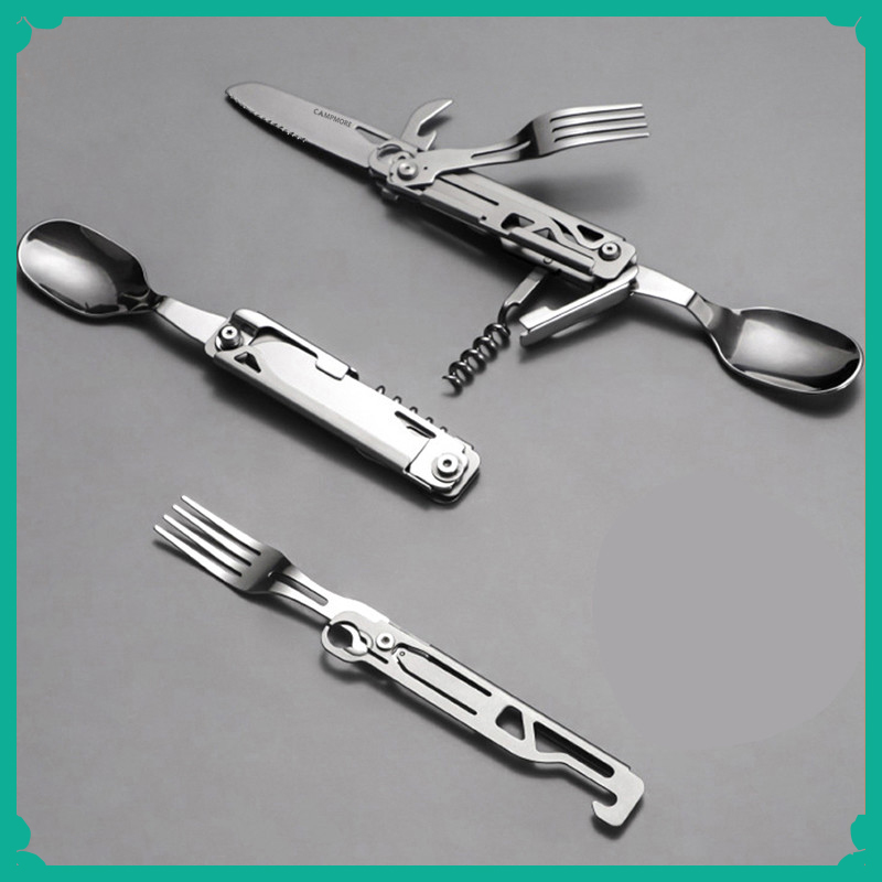 Multi-function Camping Fork Sp - Quechua Camping Cooking Set recension och pris