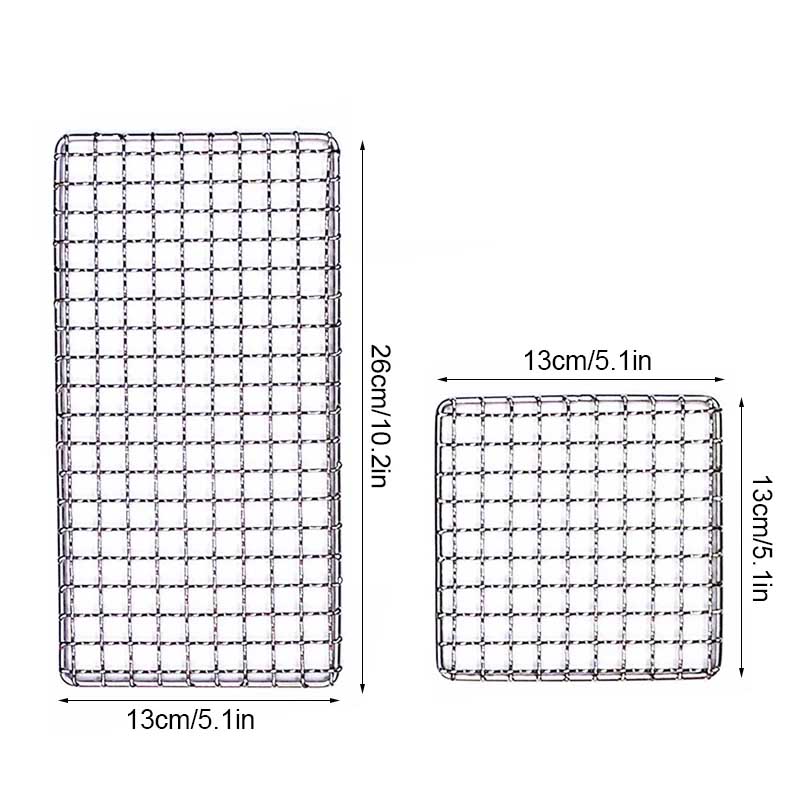 YOMEEI 2Pcs Stainless Steel BB - Camping Cooking Mesh recension och pris