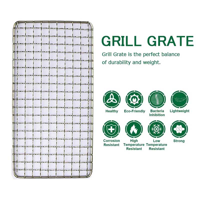 YOMEEI 2Pcs Stainless Steel BB - Camping Cooking Mesh recension och pris