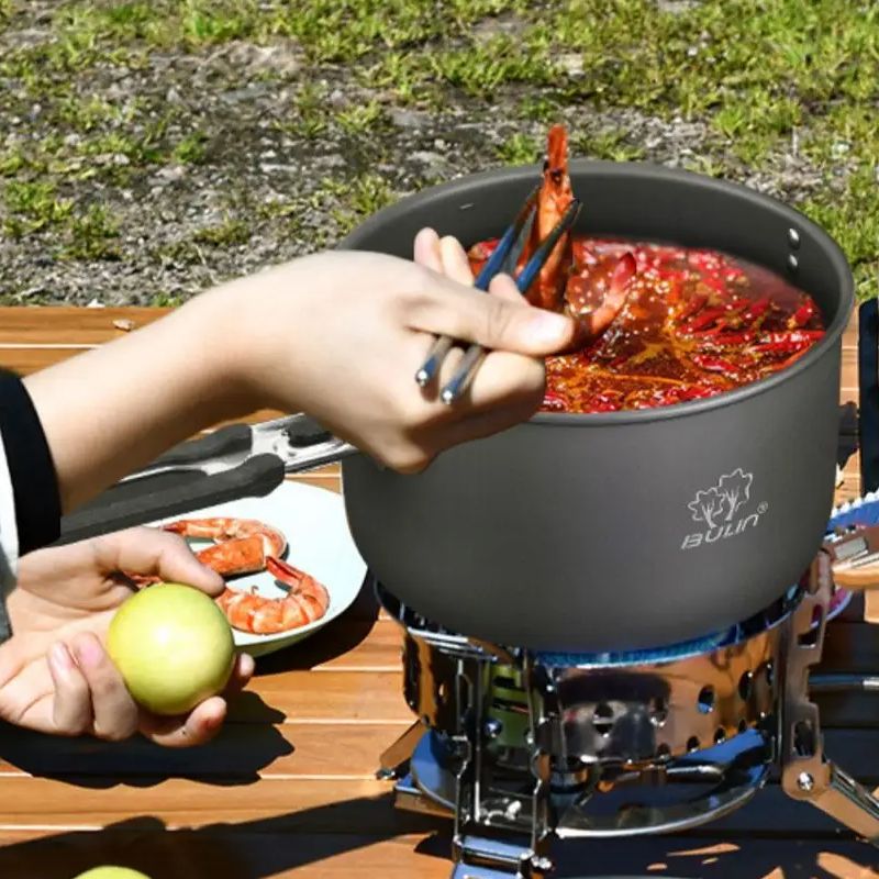 Camping Cooking Pot Bulin BL20 - Camping Cooking Set Stainless Steel recension och pris