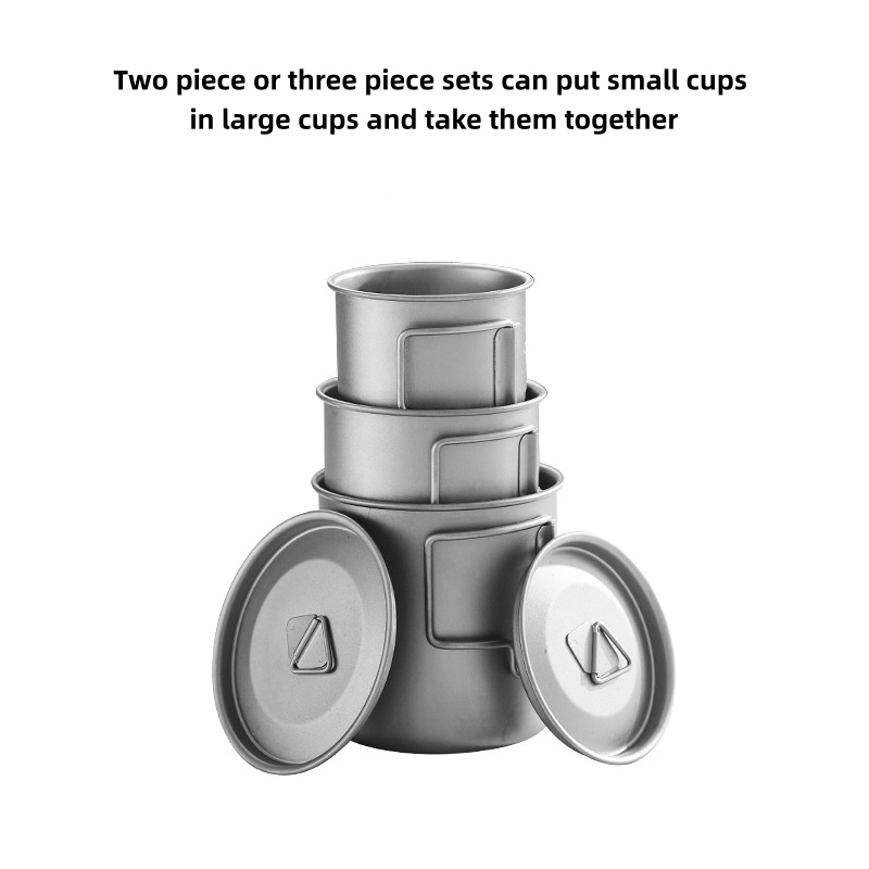 Titanium Camping Mug with Fold - Camping Cooking Mesh recension och pris