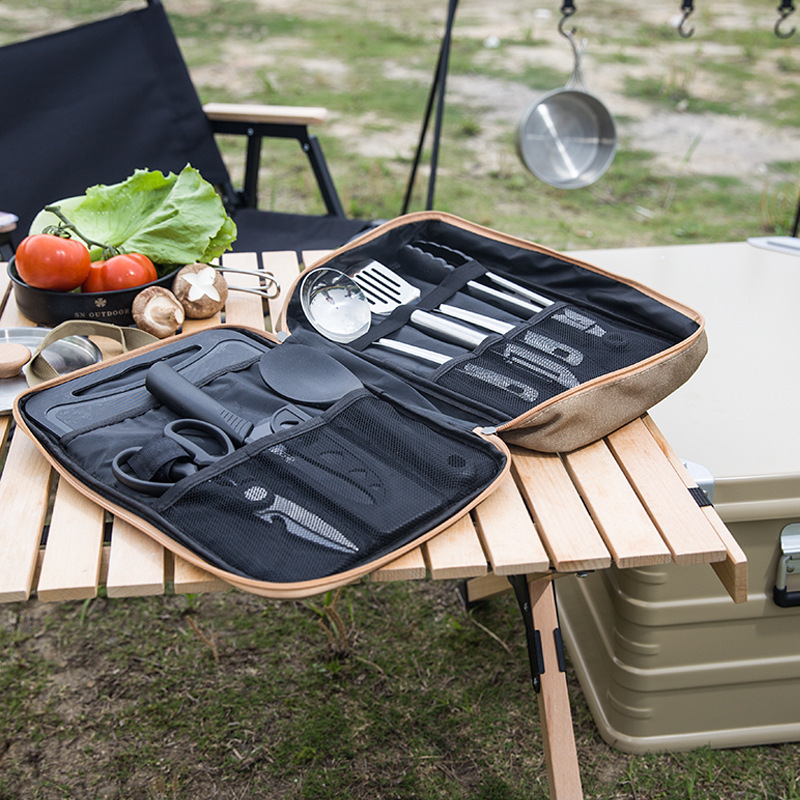 8pcs Camping Kitchen Cookware  - Quechua Camping Cooking Set recension och pris