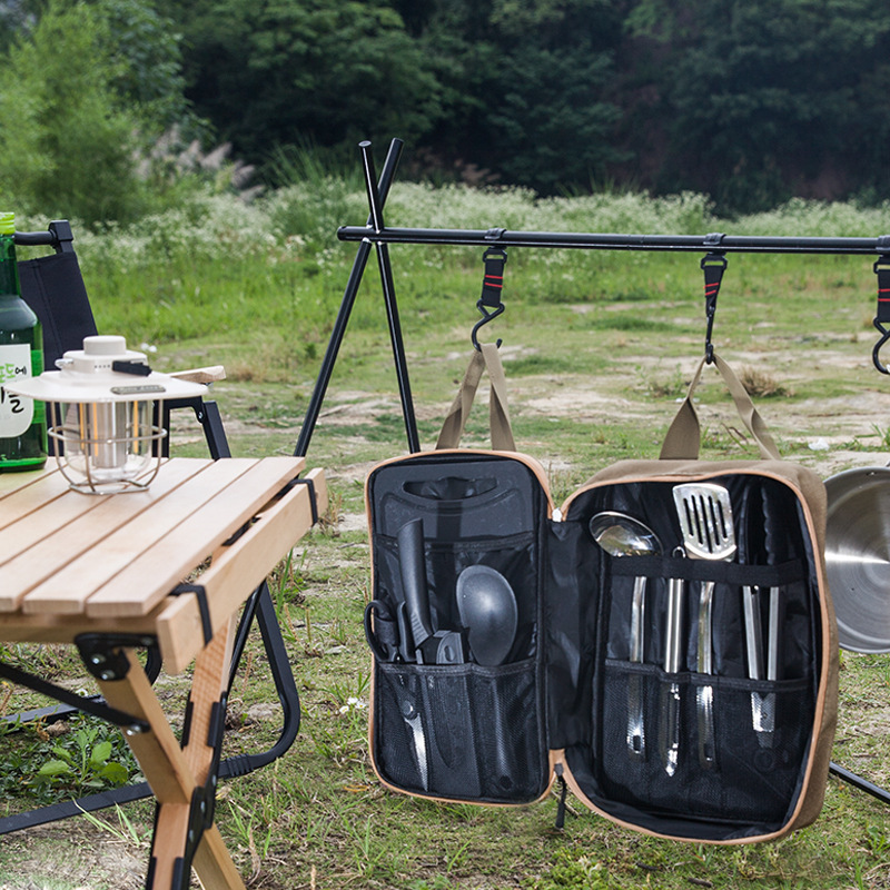 8pcs Camping Kitchen Cookware  - Quechua Camping Cooking Set recension och pris