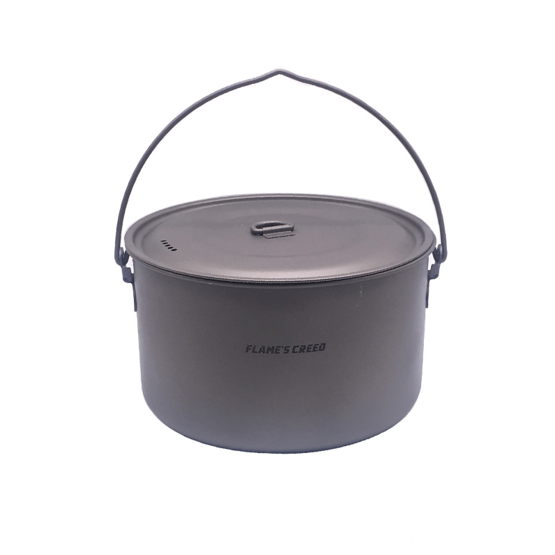 FLAME'S CREED 1100ml 1950ml Ul - Camping Cooking Set Stainless Steel recension och pris