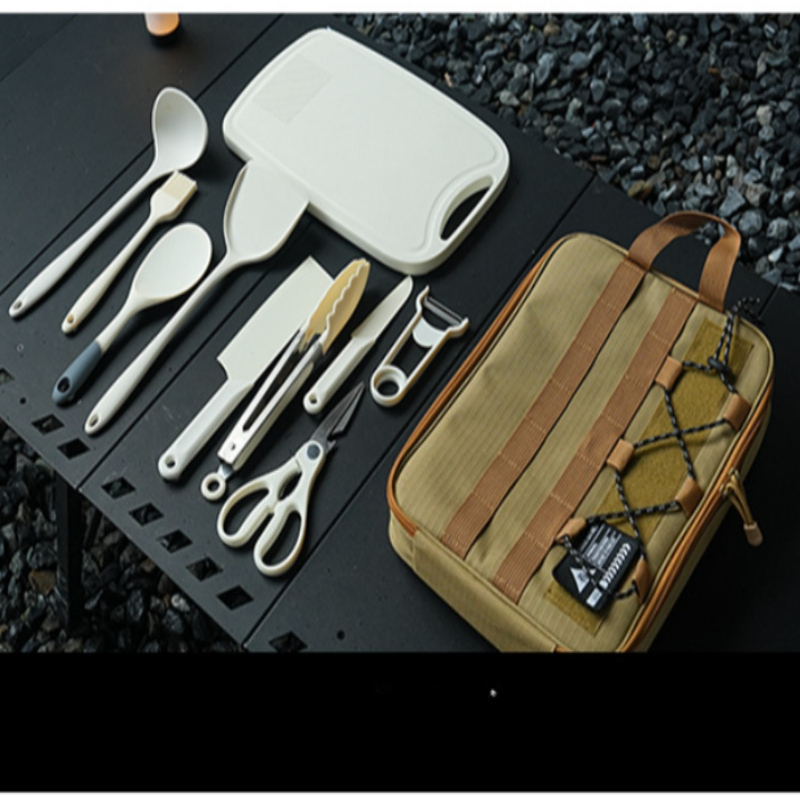 Portable 9Pcs Camping Kitchenw - Quechua Camping Cooking Set recension och pris
