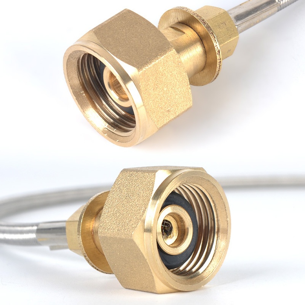 Gas Adapter Hose Brass Stainle - Camping Cooking Youtube recension och pris