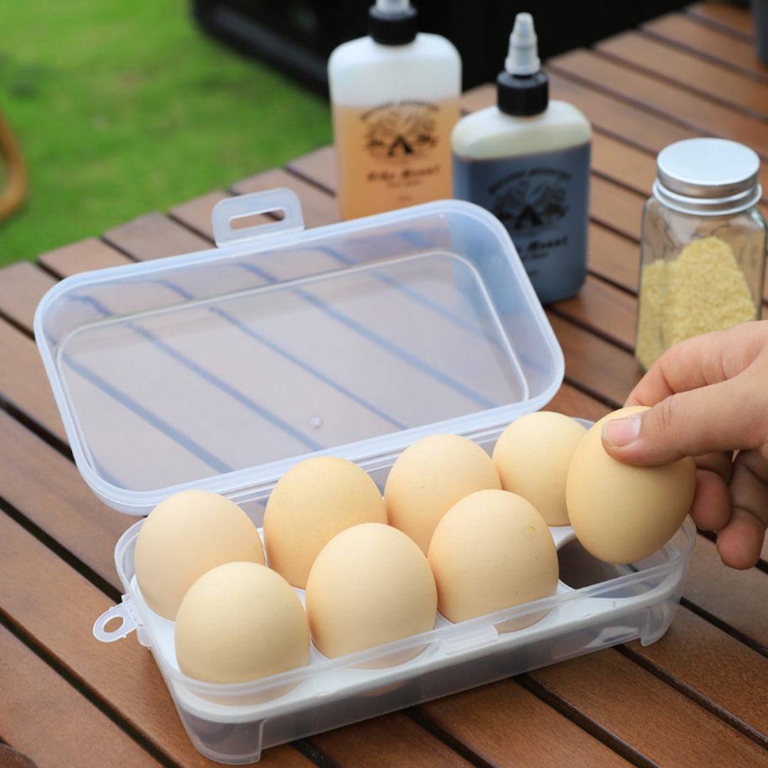 Kitchen Egg Container Portable - Camping Cooking Utensil Holder recension och pris