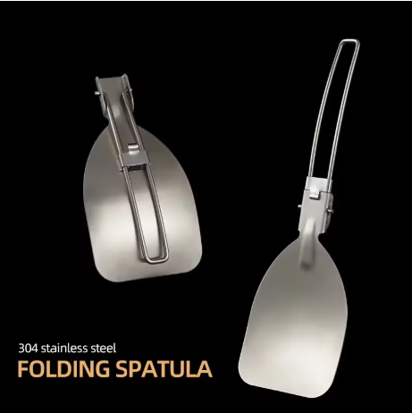 Folding Camping Spatula Stainl - Quechua Camping Cooking Set recension och pris