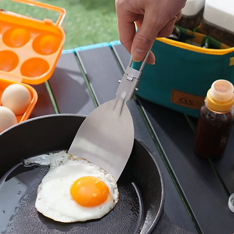 Folding Camping Spatula Stainl - Quechua Camping Cooking Set recension och pris
