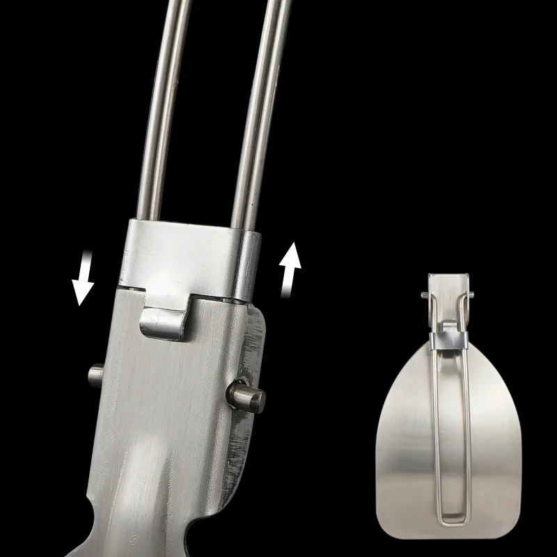 Folding Camping Spatula Stainl - Quechua Camping Cooking Set recension och pris