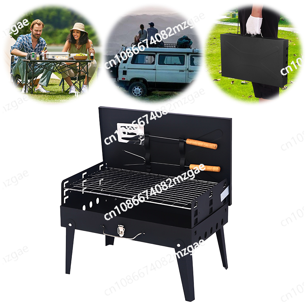 Lightweight Folding Stainless  - Camp Grill Portable Folding recension och pris