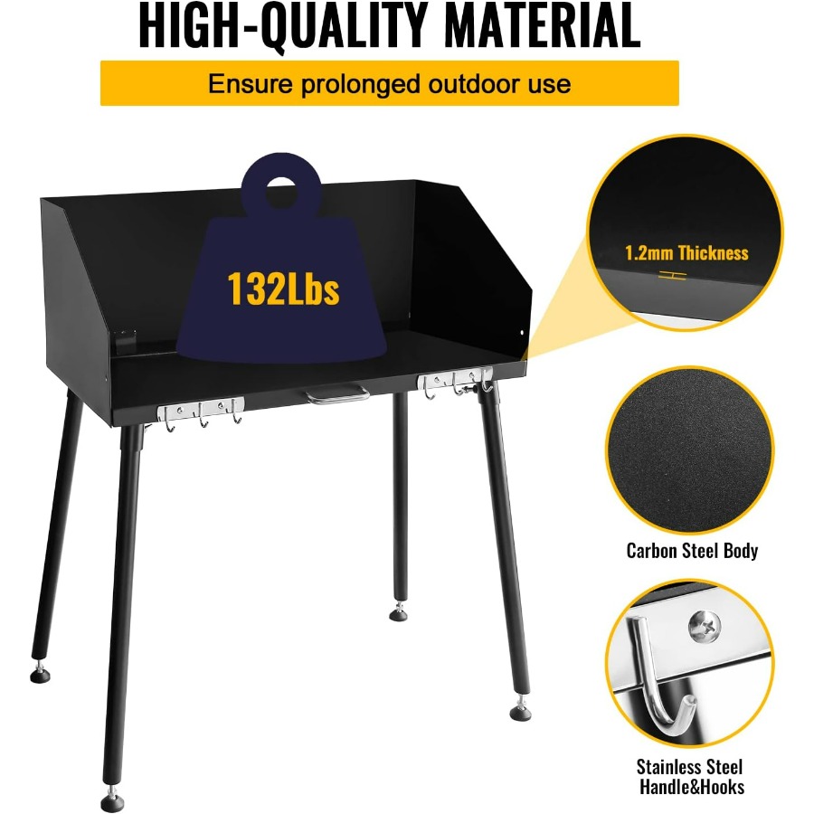 30 x 16 Inch Carbon Steel Dutc - Camping Cooking Dutch Oven recension och pris