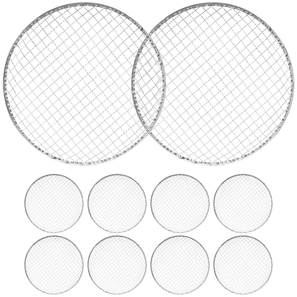 10Pcs Bbq Grill Mesh Fire Pit  - Camping Cooking Mesh recension och pris