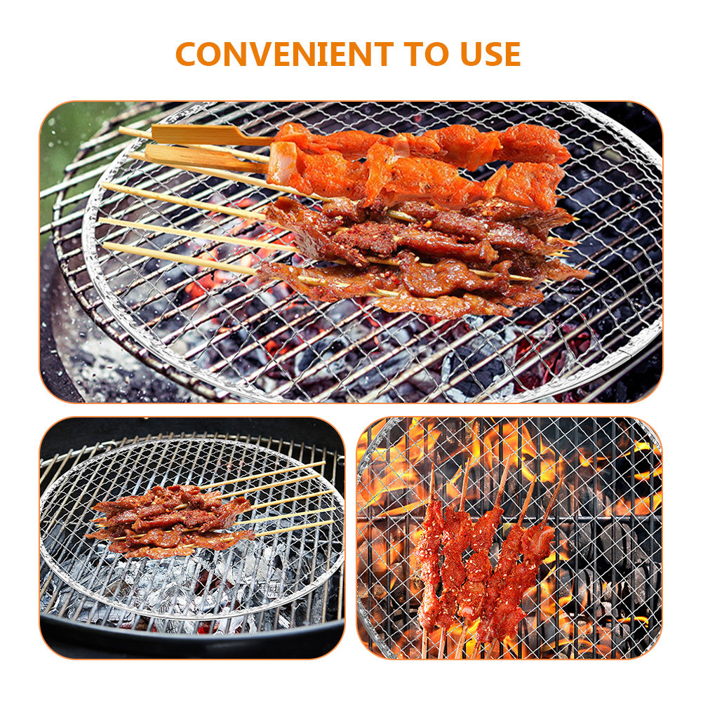 10Pcs Bbq Grill Mesh Fire Pit  - Camping Cooking Mesh recension och pris