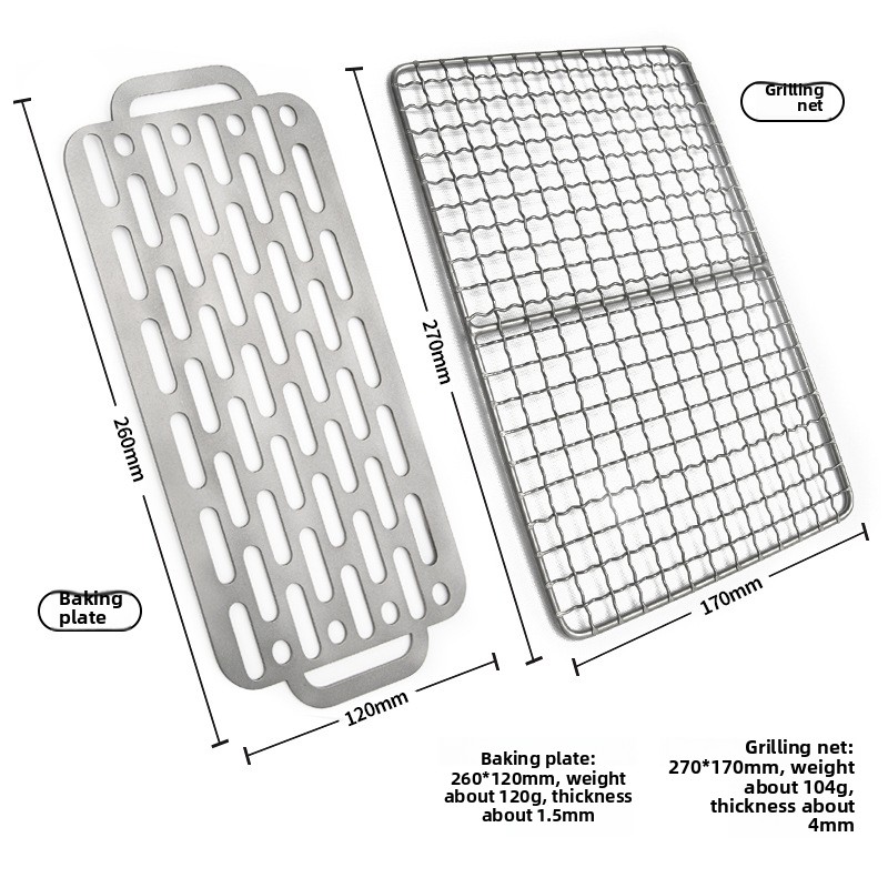 Pure Titanium Grill Mesh for O - Camping Cooking Mesh recension och pris