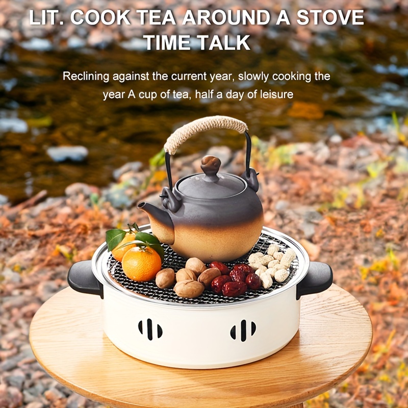 1pcs Portable Barbecue Stove V - Camping Cooking Mesh recension och pris