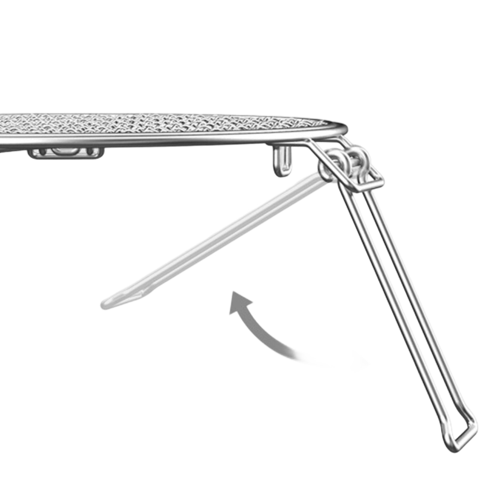 Stainless Steel Foldable Campi - Camping Cooking Dutch Oven recension och pris