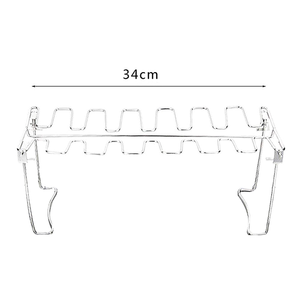 1Pcs Stainless Steel Folding B - Camp Grill Portable Folding recension och pris