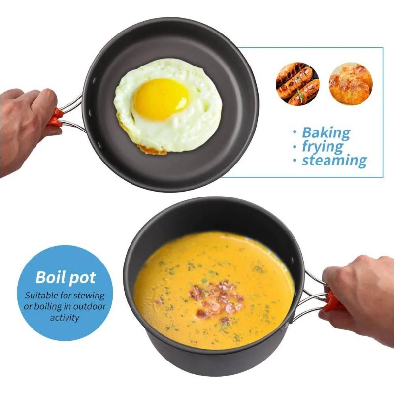 Camping Cooking Set, Outdoor K - Camping Cooking Mesh recension och pris