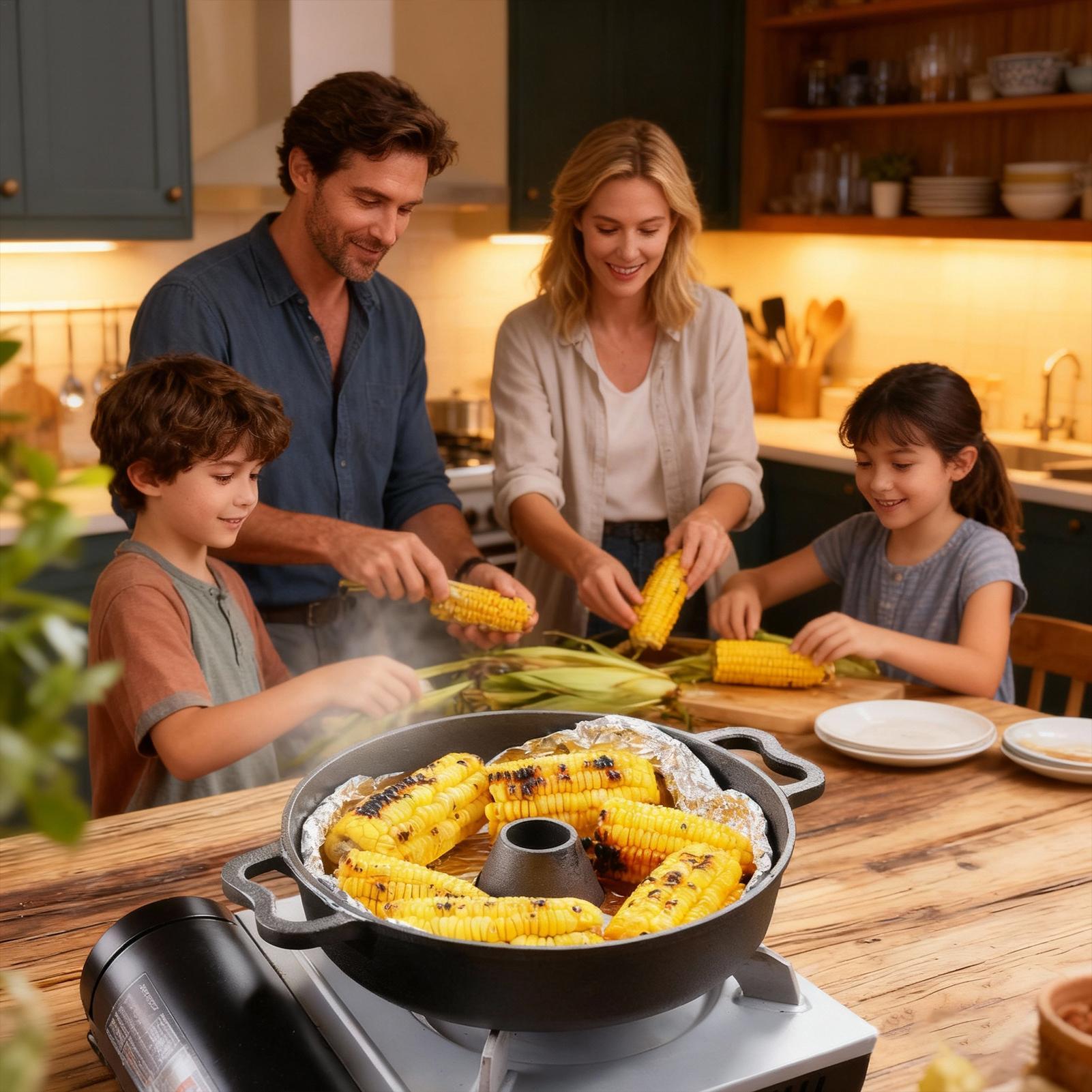 Cast Iron Soup Pot Heavy Duty  - Camping Cooking Dutch Oven recension och pris
