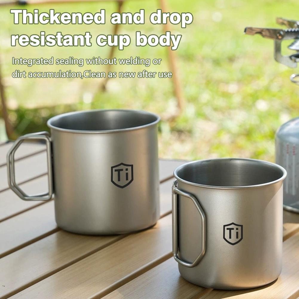 Camping Mug Titanium Cup Touri - Quechua Camping Cooking Set recension och pris