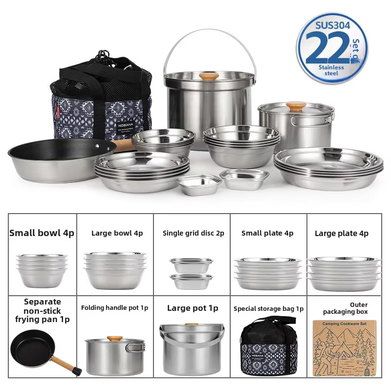NOBANA Newest Outdoor Stainles - Camping Cooking Mesh recension och pris