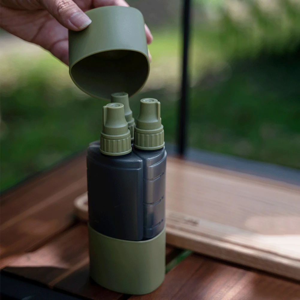 3 In 1 Outdoor Camping Seasoni - Quechua Camping Cooking Set recension och pris