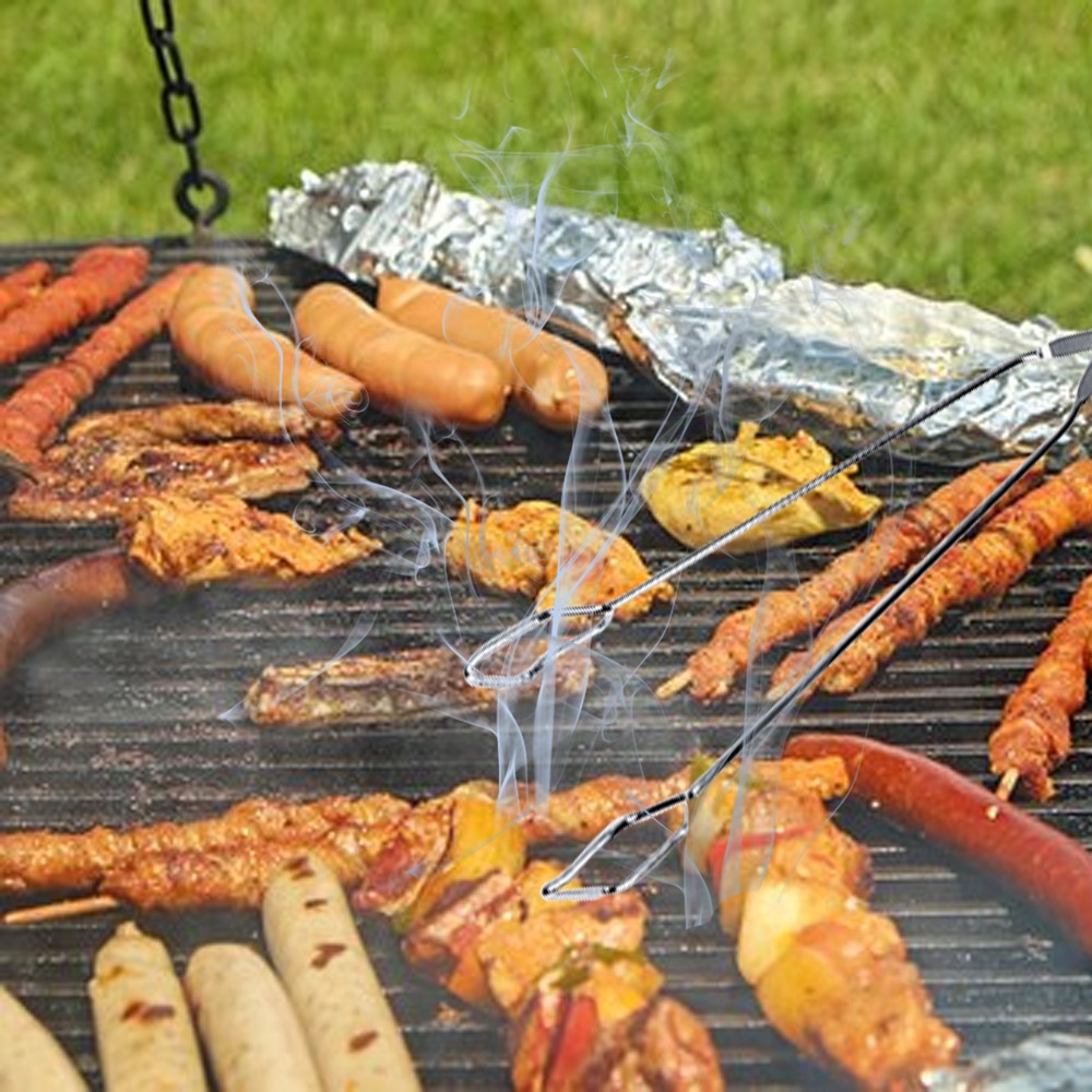 Camping Tool 16 inch BBQ Tongs - Camping Cooking Tips recension och pris