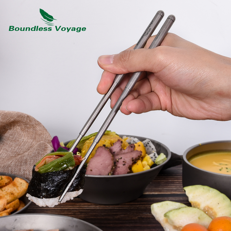 Boundless Voyage Titanium Camp - Camping Cooking Set Stainless Steel recension och pris