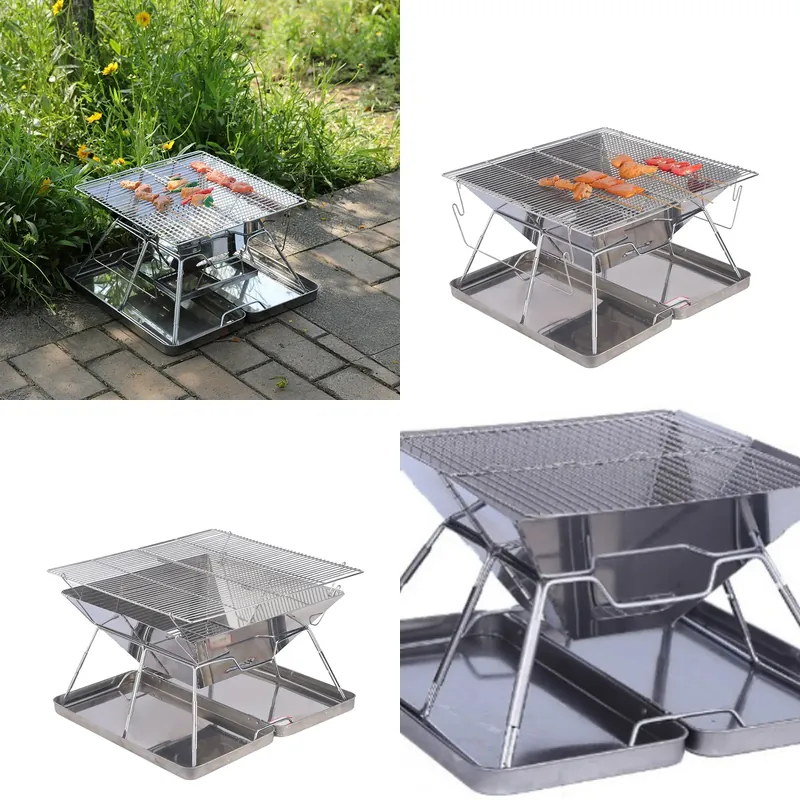 Outdoor folding grill Amazon h - Camp Grill Portable Folding recension och pris
