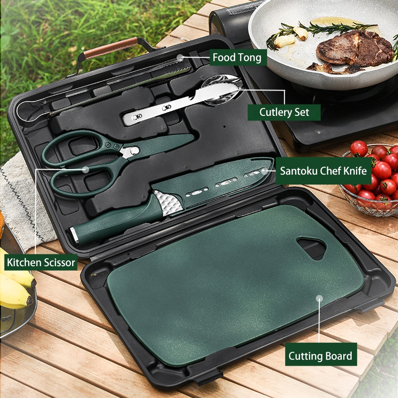 Camping Equipment Cooking Kits - Camping Cooking Essentials Kit recension och pris