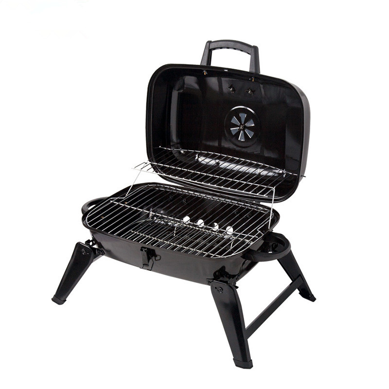 18-inch Black Charcoal Grill F - Camp Grill Portable Folding recension och pris