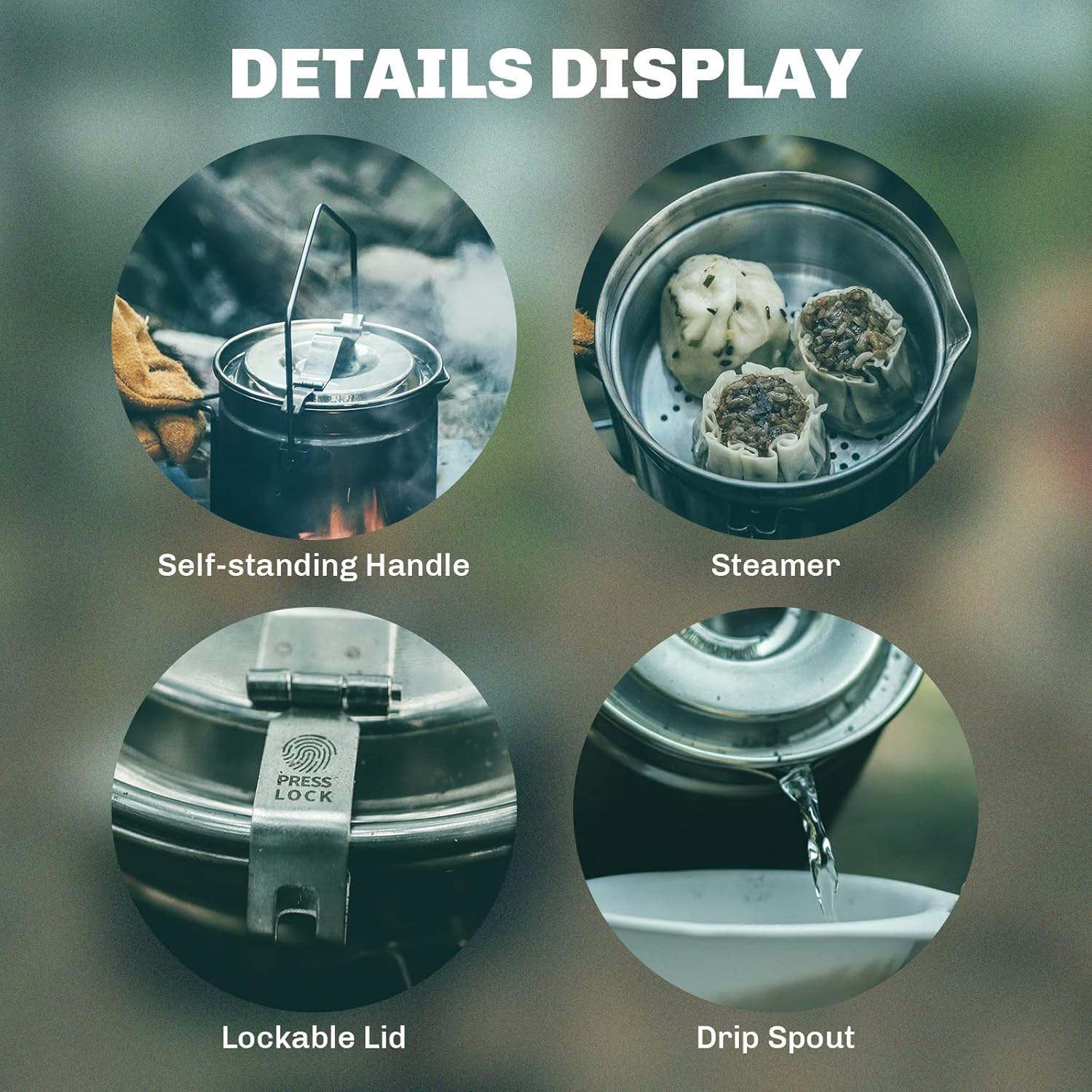 Fire-Maple 1.2L Stainless Stee - Camping Cooking Set Stainless Steel recension och pris