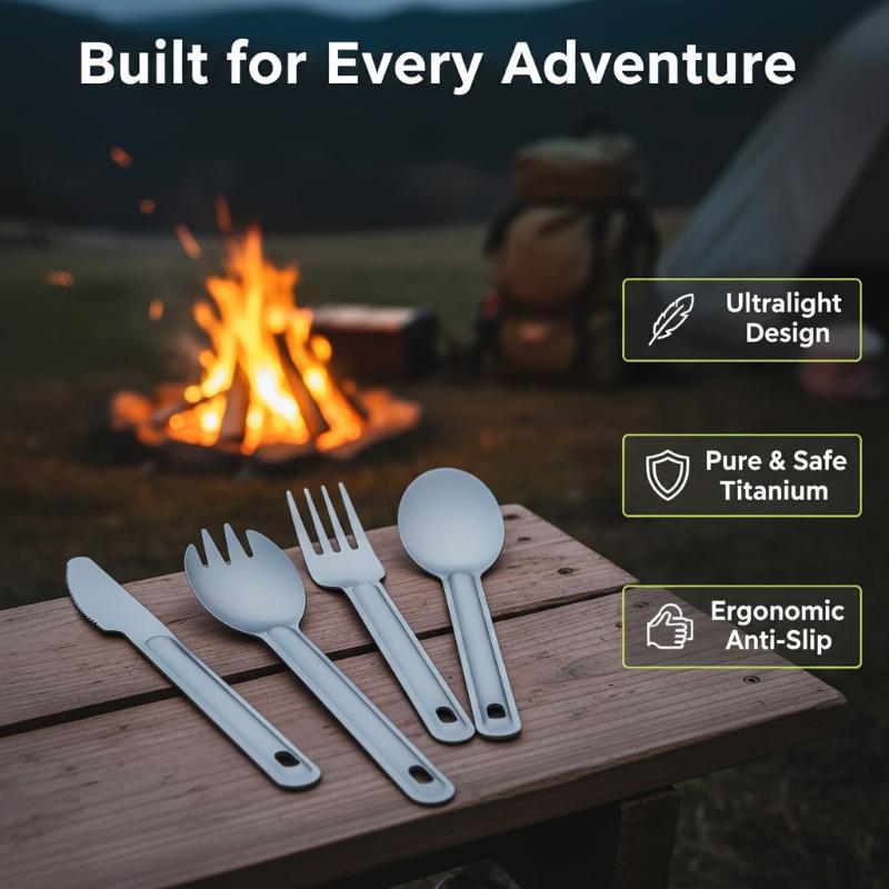 Portable Titanium Long Handle  - Camping Cooking Trangia recension och pris