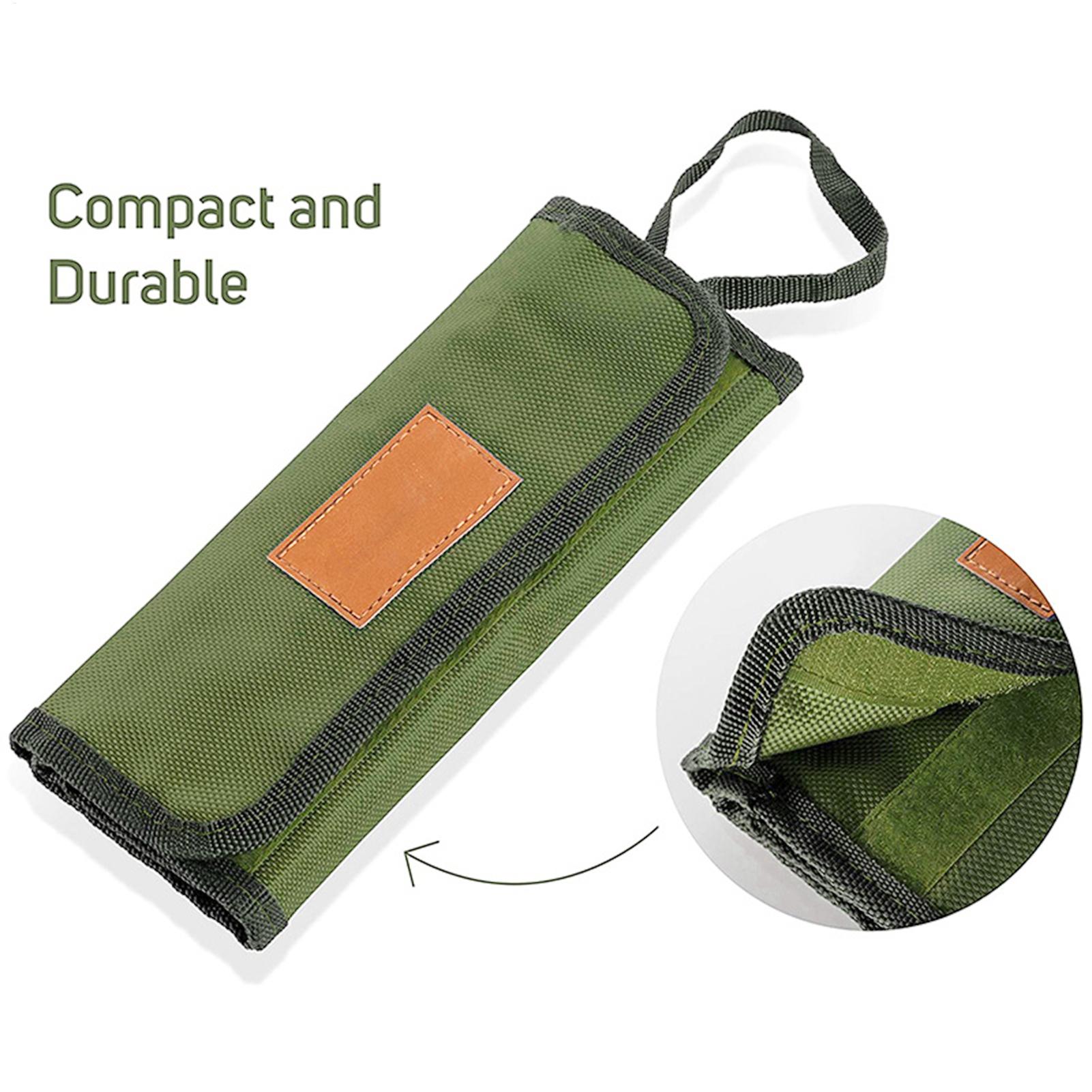Camping Tableware Roll Bag Cam - Camping Cooking Utensil Holder recension och pris