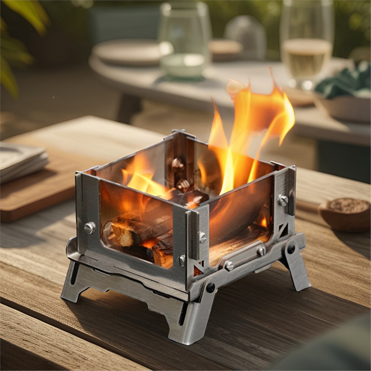 M10K Outdoor Camping Heater Po - Camp Grill Portable Folding recension och pris