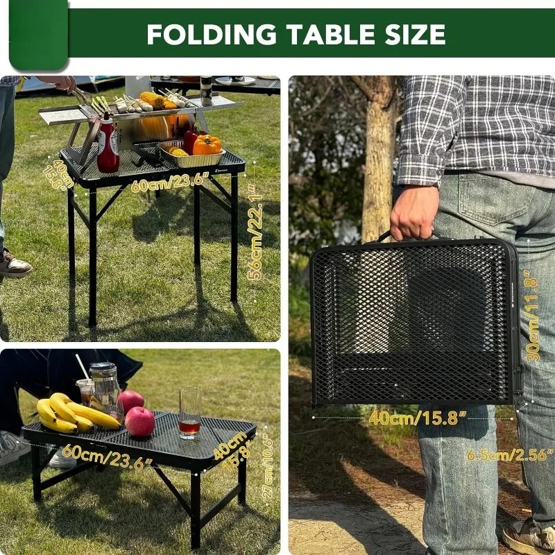 Aluminum Alloy Folding Table w - Camp Grill Portable Folding recension och pris