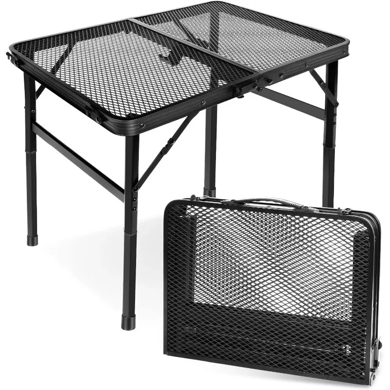 Aluminum Alloy Folding Table w - Camp Grill Portable Folding recension och pris
