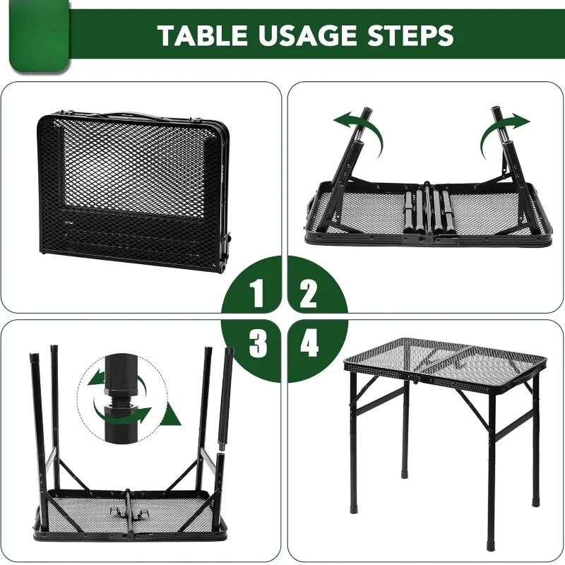 Aluminum Alloy Folding Table w - Camp Grill Portable Folding recension och pris